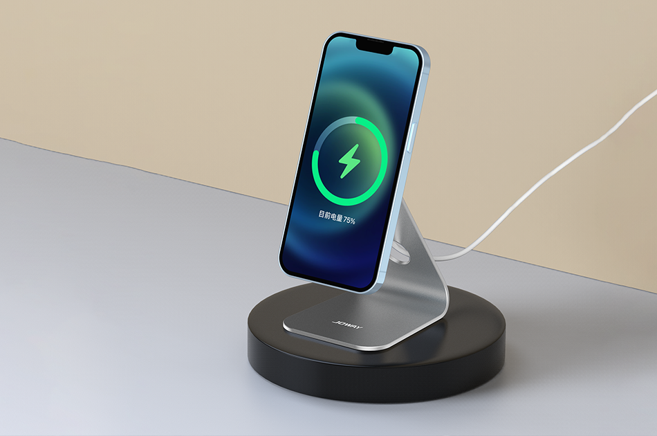JW53 磁吸无线充支架  _待上市新品_深圳市优德88电源有限公司