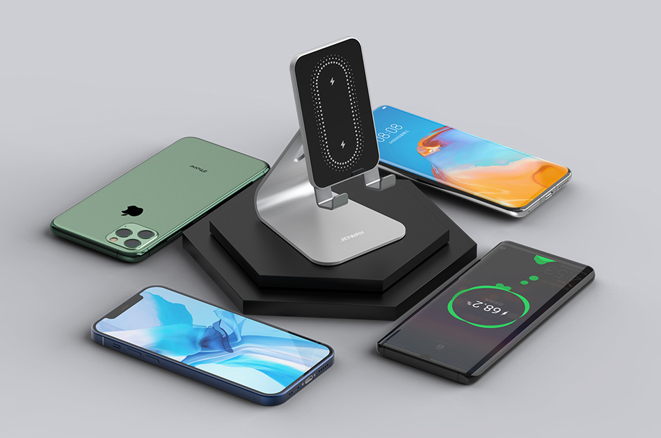 JW51 金属支架无线充 _待上市新品_深圳市优德88电源有限公司