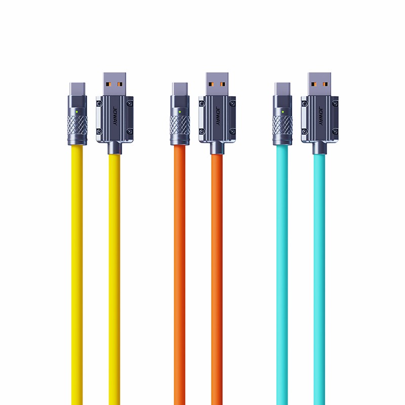 TC120 机甲锌合金硅胶数据线_数据线_深圳市优德88电源有限公司