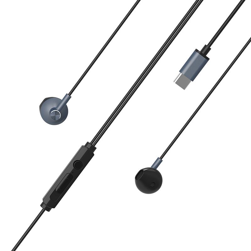 HP83 Type-c 平耳式金属耳机_线控耳机_深圳市优德88电源有限公司