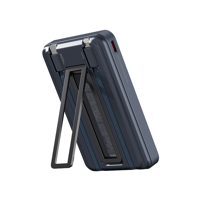 JP511三合一磁吸支架带线充电宝_待上市新品_深圳市优德88电源有限公司