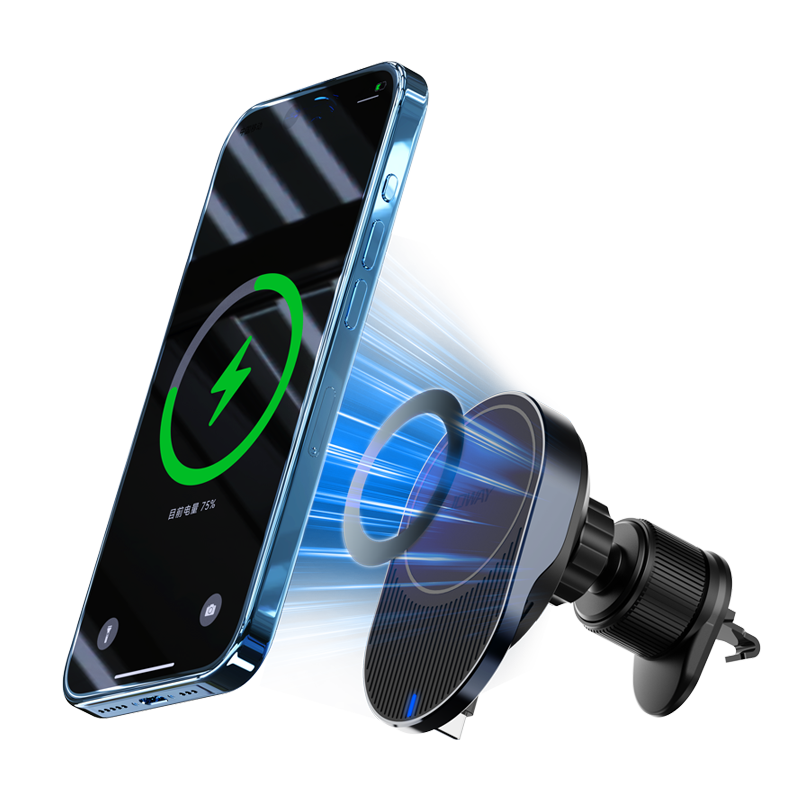 WXC59自带伸缩线车载磁吸无线充_无线充_深圳市优德88电源有限公司